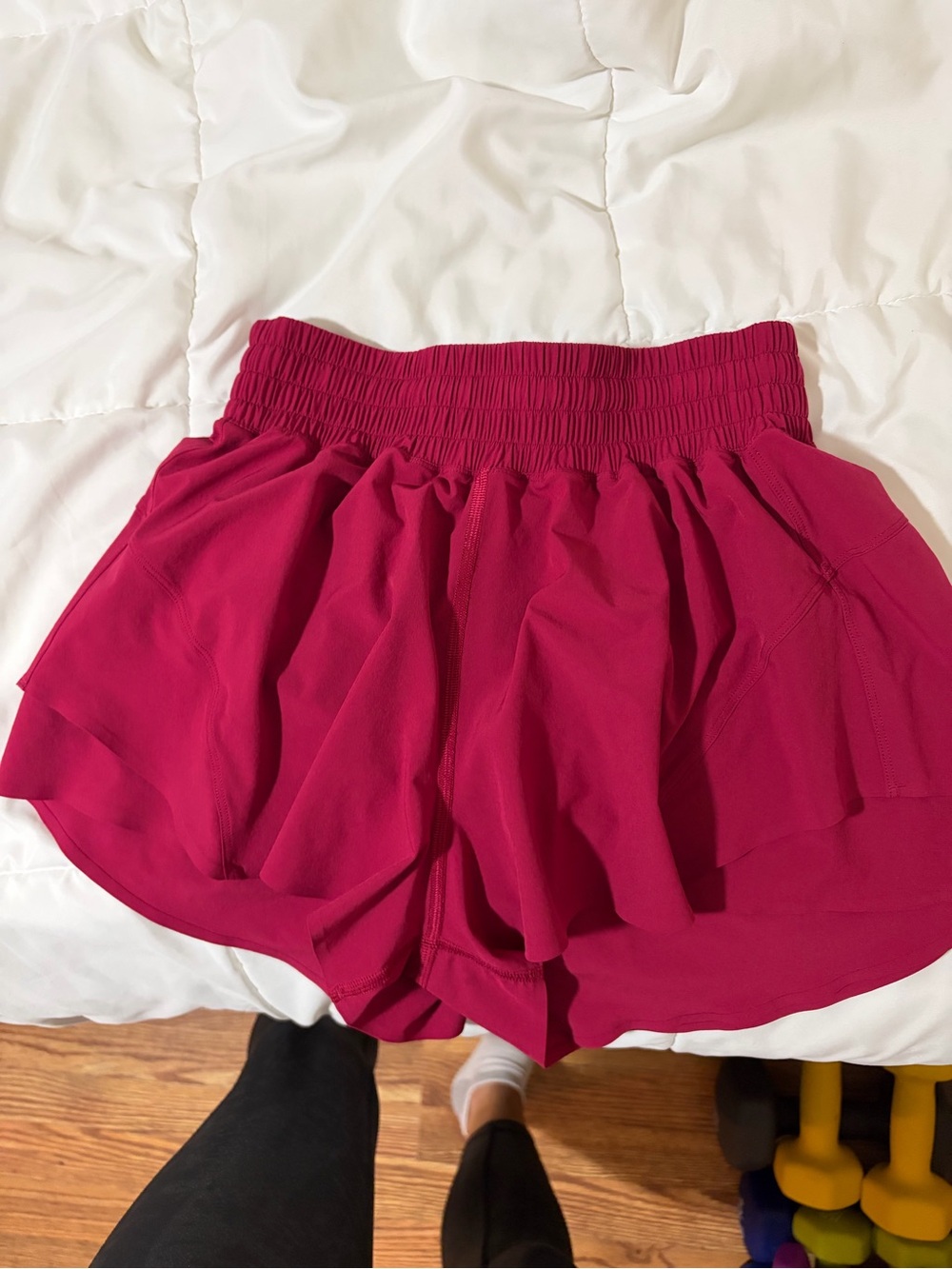 lululemon athletica Raspberry Athletic Shorts
